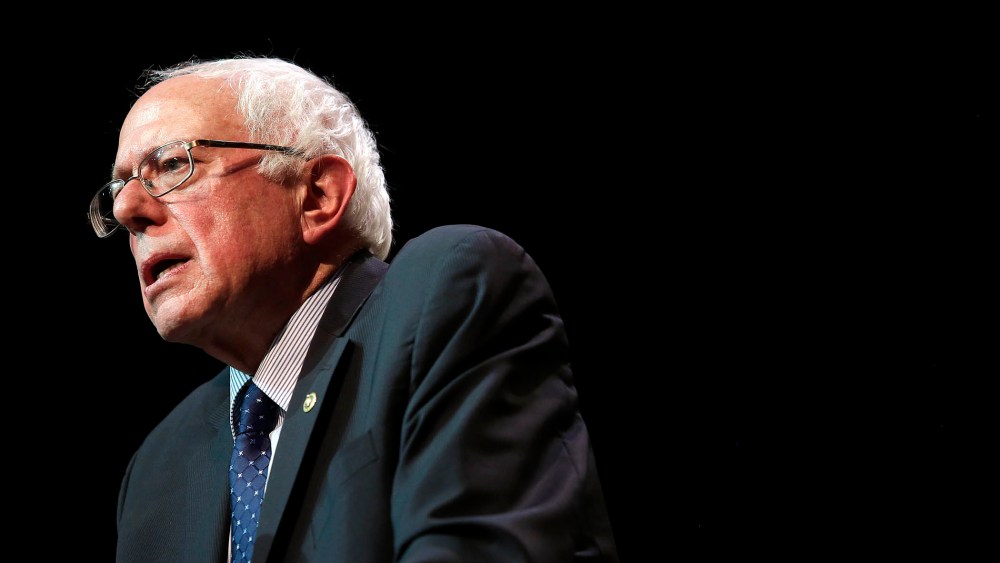 Democratic presidential candidate U.S. Senator Bernie Sanders, (I-VT) speaks during a news conference Dec. 23, 2015 in Chicago, Ill. (Photo by Joshua Lott/Getty)
