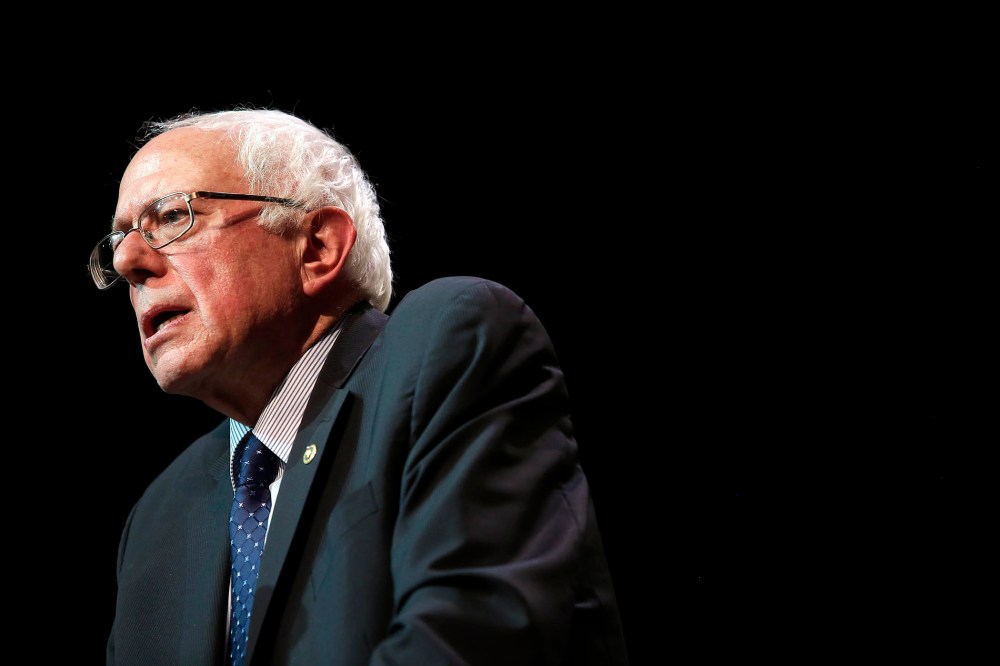 Democratic presidential candidate U.S. Senator Bernie Sanders, (I-VT) speaks during a news conference Dec. 23, 2015 in Chicago, Ill. (Photo by Joshua Lott/Getty)