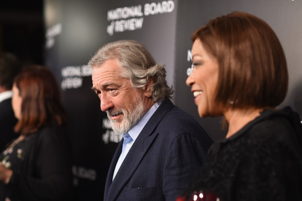 Actor Robert De Niro and Grace Hightower on Jan. 5, 2016 in New York City. (Photo by Dimitrios Kambouris/Getty)