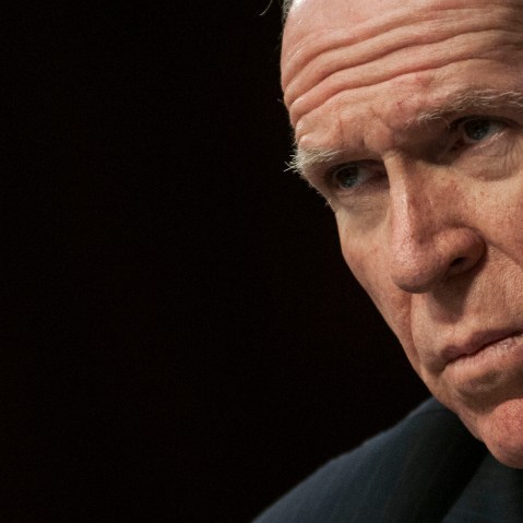 CIA Director John Brennan testifies before the Senate (Select) Intelligence Committee at the Hart Senate Building on Feb. 9, 2016 in Washington, D.C. (Photo by Gabriella Demczuk/Getty)