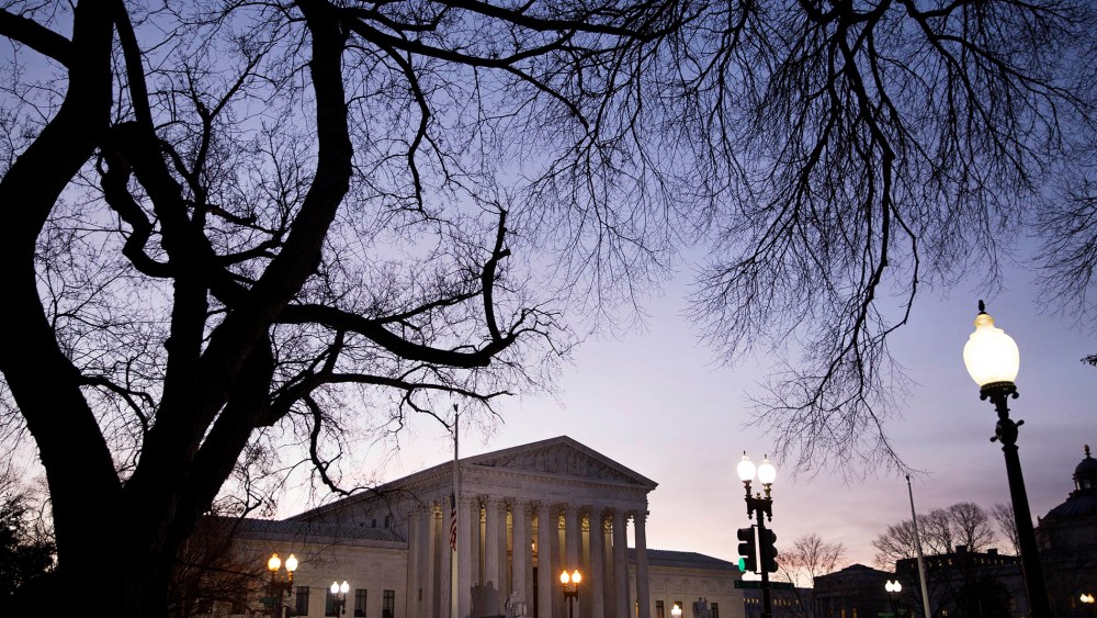 A general view of the U.S. Supreme Court on Feb. 19, 2016 in Washington, D.C. (Photo by Drew Angerer/Getty)