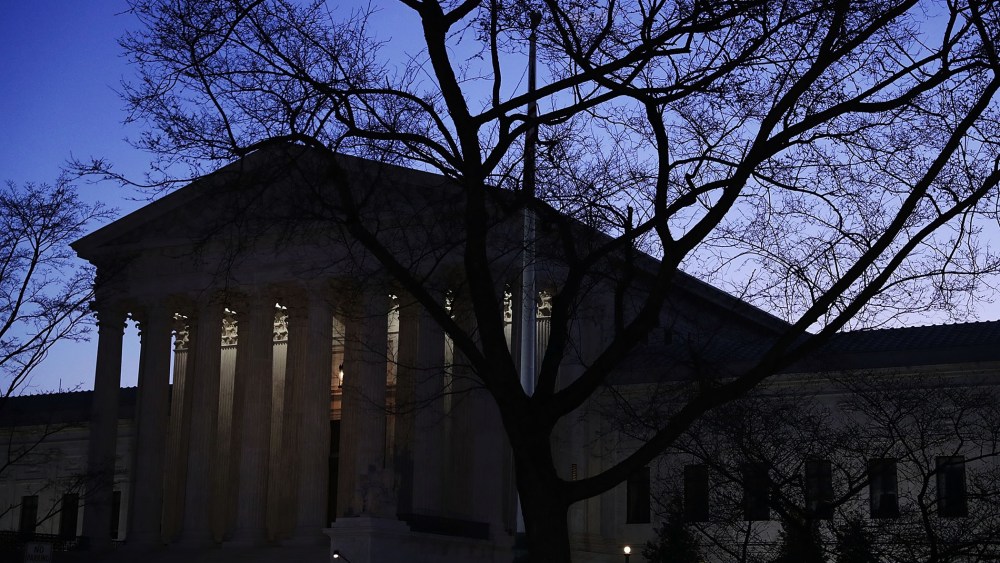 The U.S Supreme Court building is seen in the morning hours of March 16, 2016 in Washington, DC. (Photo by Alex Wong/Getty)