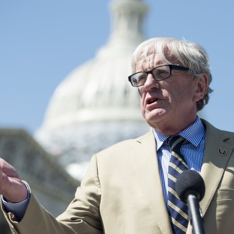 Rep. Brad Ashford, D-Neb., speaks during the House Democrats' news conference at the Capitol on Thursday, April 14, 2016.