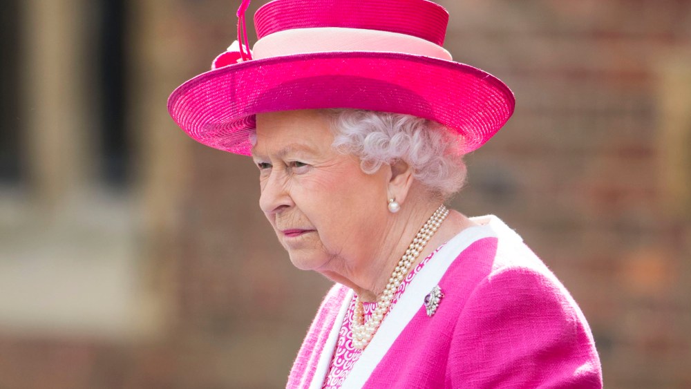 Queen Elizabeth II, is pictured at an event at Berkhamsted School on May 6, 2016 in Berkhamsted, England. (Photo by Mark Cuthbert/UK Press/Getty)