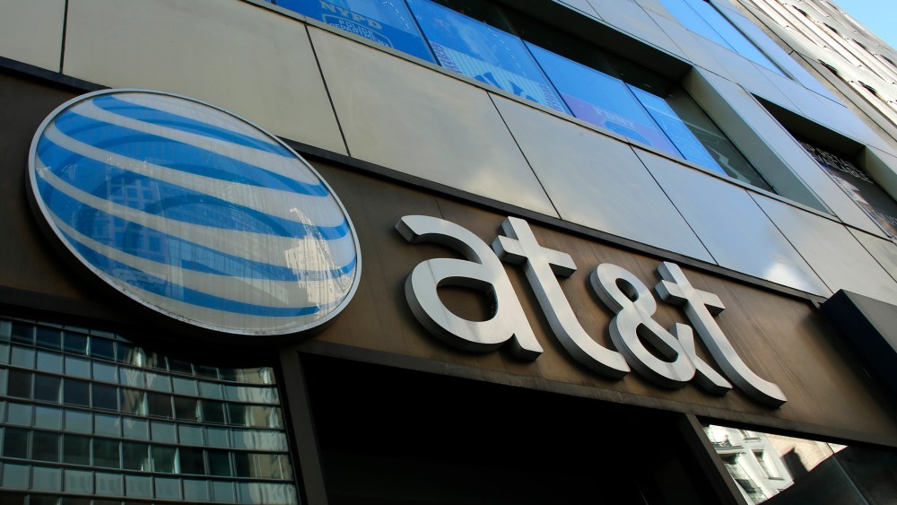 An AT&T store is seen on 5th Avenue in New York on Sept. 23, 2016. (Photo by Kena Betancur/AFP/Getty)