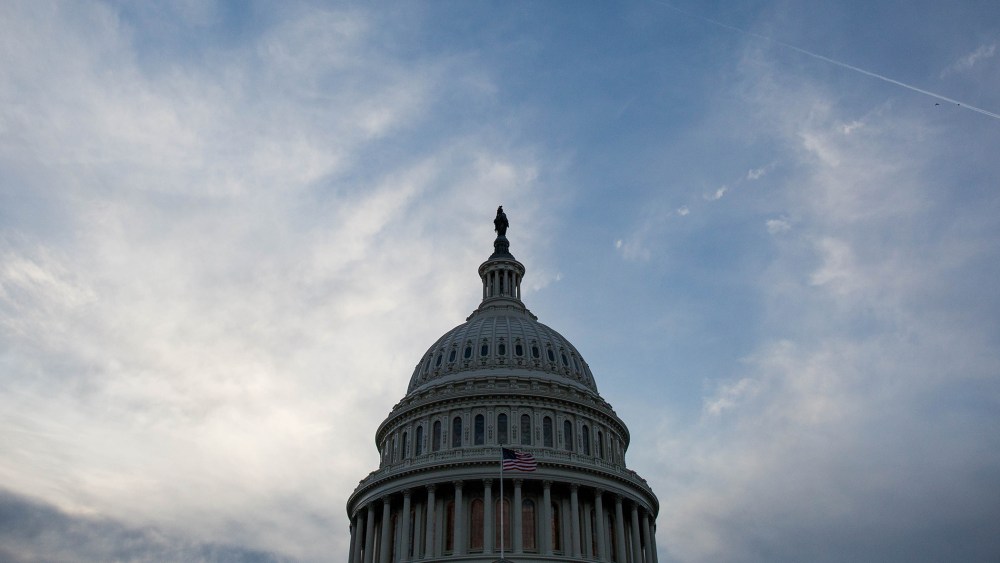 The Capitol Building is pictured on Nov. 8, 2016 in Washington, D.C. (Photo by Zach Gibson/Getty)