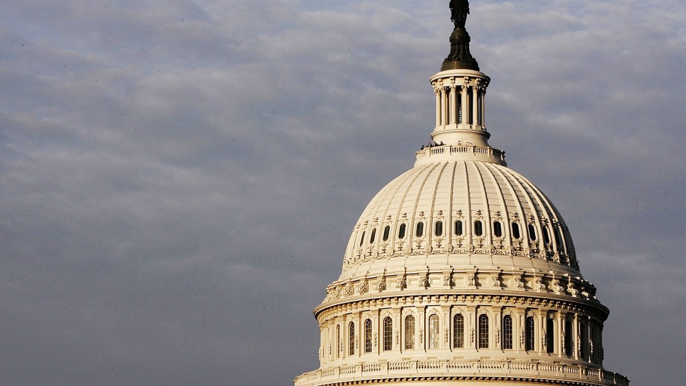 The early morning sun strikes the U.S. Capitol in Washington, DC. (Photo by Win McNamee/Getty)