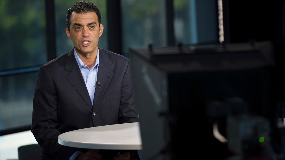 Emil Michael, senior vice president of business for Uber Technologies Inc., speaks during a Bloomberg Television interview in San Francisco, Calif. on July 29, 2014