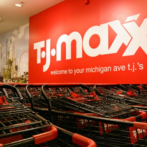 A T.J. Maxx in the Chicago area. (Photo by Jeff Schear/Getty for T.J. Maxx)