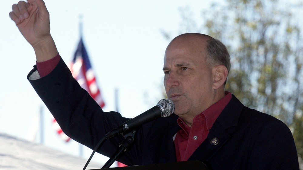 Rep. Louie Gohmert, R-Texas, gestures while speaking at the Red, White & Blue Festival in Bullard, Texas on Saturday, November 6, 2010.   (Photo by: Dr. Scott M. Lieberman/AP)