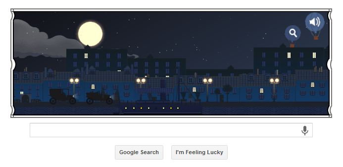 Debussy Google Doodle