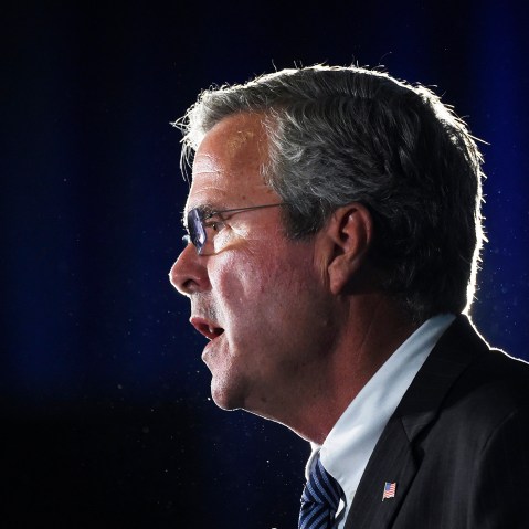 Republican presidential candidate, former Florida Gov. Jeb Bush speaks during a town hall meeting on Aug. 17, 2015, in Columbia, S.C. (Photo by Rainier Ehrhardt/AP)