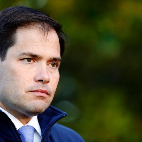 Republican presidential candidate Sen. Marco Rubio, R-Fla.,listens to a question during a house party campaign stop, Oct. 6, 2015, in Bedford, N.H. (Photo by Jim Cole/AP)