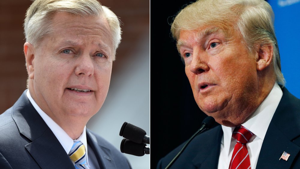 Image: Lindsey Graham; Donald Trump