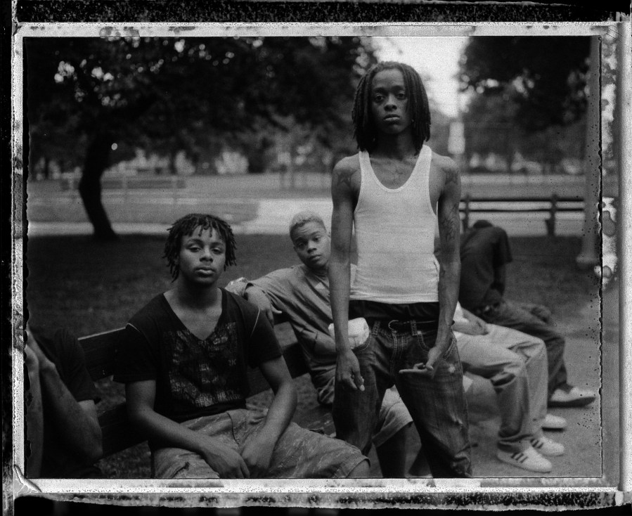 Teenagers in Hoard Park on Chicago's South Side.
