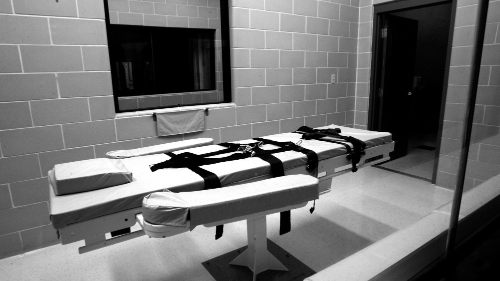 The lethal injection chamber at a prison in Phoenix, Ariz. (Photo by Q. Sakamaki/Redux)
