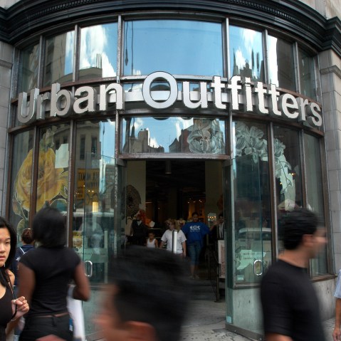 An Urban Outfitters store is seen in New York, N.Y. (Photo by Jason Kempin/Redux)