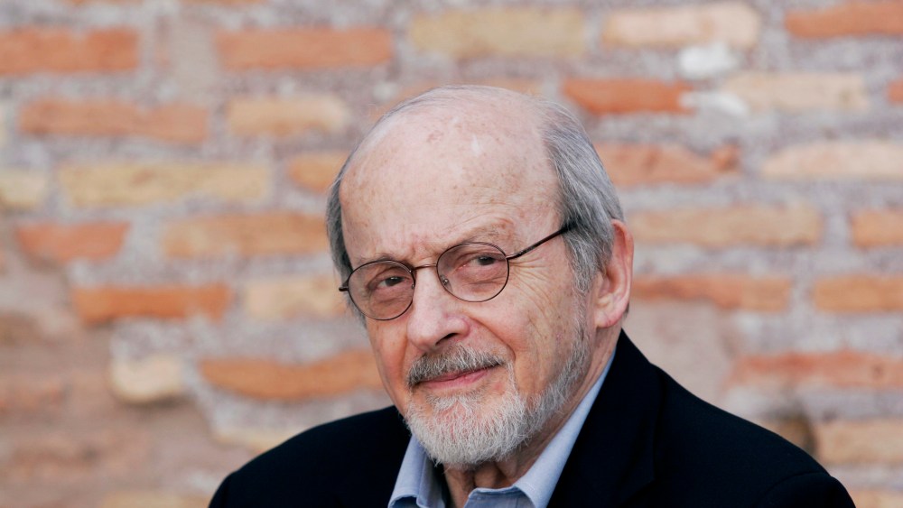 American author E. L. Doctorow at the Rome Literature Festival in Rome, Italy in 2007. (Photo by Remi Casilli/Camera Press/Redux)