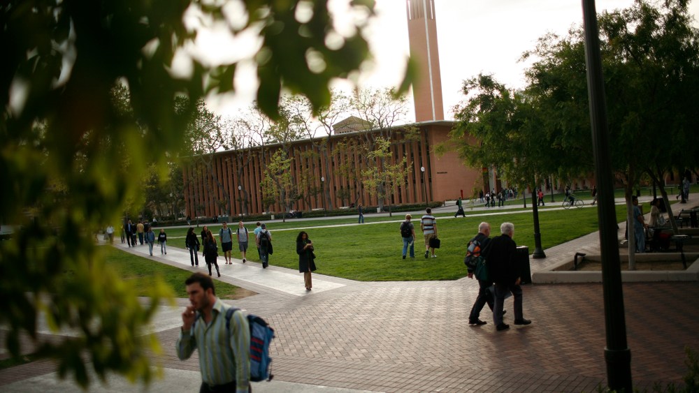 The University of Southern California campus in Los Angeles.