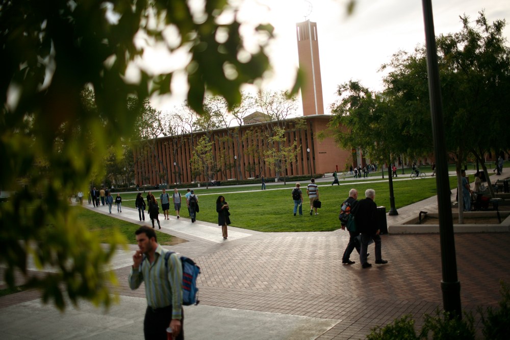 The University of Southern California campus in Los Angeles.