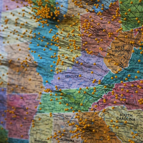 A map of the United States.