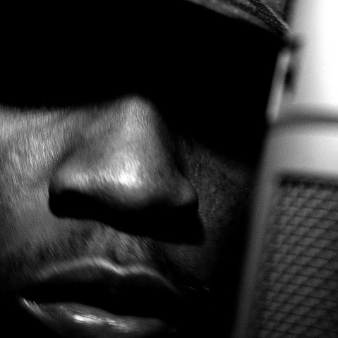 A rapper at a house party in Chicago.