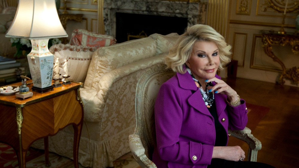 Joan Rivers at her condominium on East 62nd Street in New York, June 5, 2012. (Photo by Ruth Fremson/The New York Times/Redux)