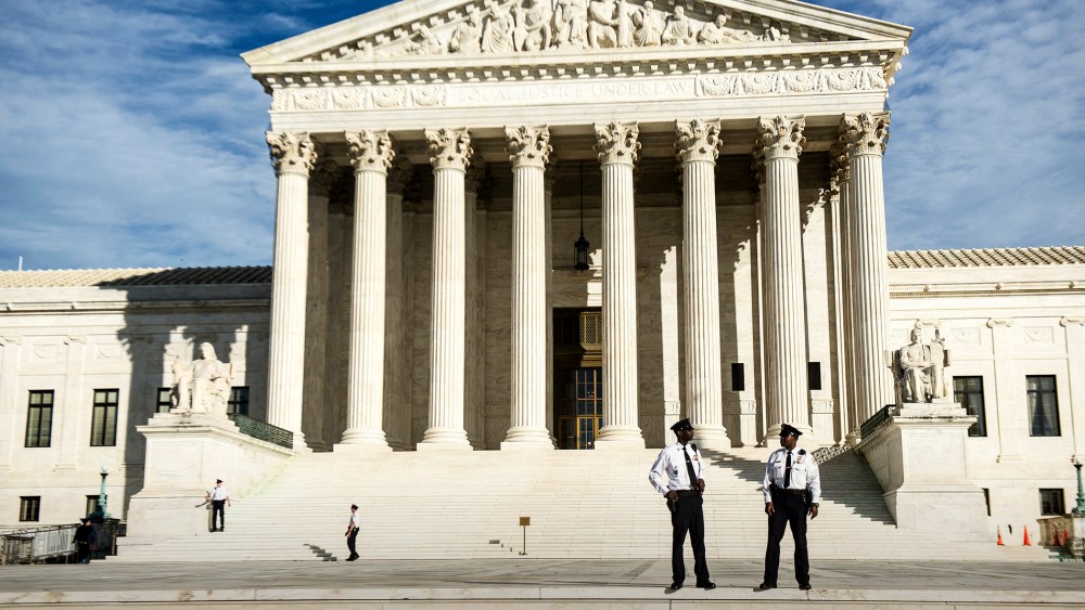 The Supreme Court Building on Capitol Hill in Washington, Nov. 6, 2013. (Photo by Gabriella Demczuk/The New York Times/Redux)