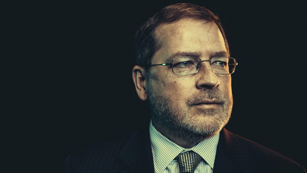 President of Americans for Tax Reform Grover Norquist in Washington, DC, Nov. 6, 2013.