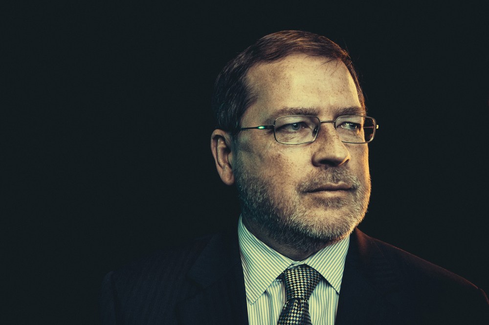 President of Americans for Tax Reform Grover Norquist in Washington, DC, Nov. 6, 2013.