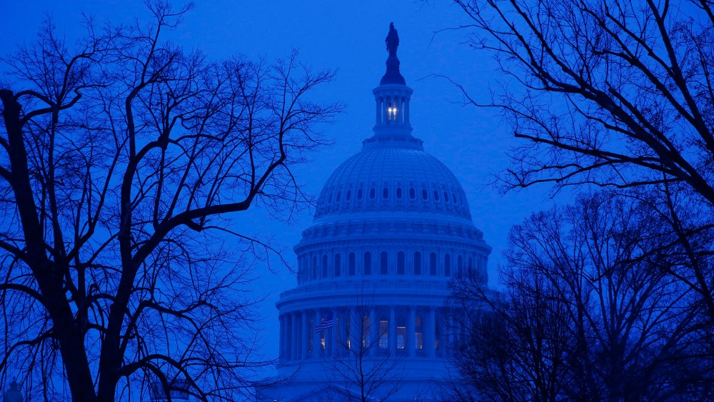 The US Capitol building.