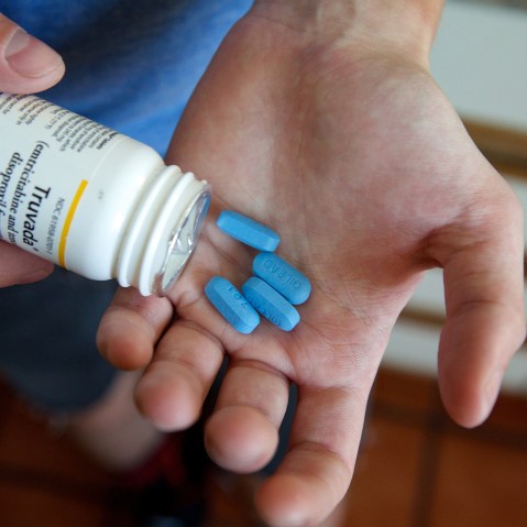 Truvada, an anti-viral drug prescribed to un-infected people with a high risk of exposure to HIV, in San Francisco, Calif.