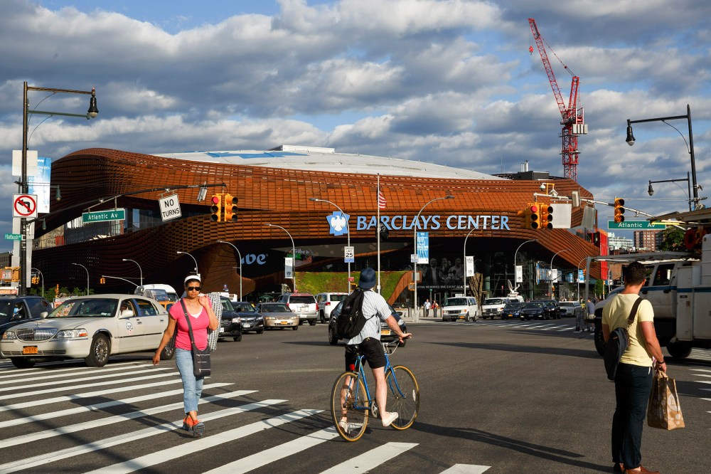 The Barclays Center, proposed host site for the 2016 Democratic National Convention in New York, June 6, 2014.