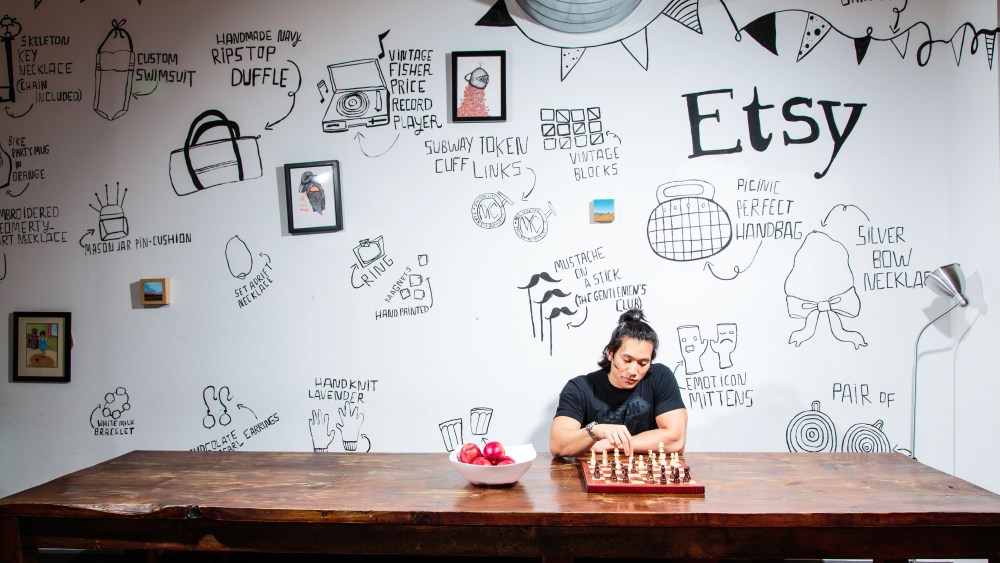 Inside the Brooklyn, N.Y. headquarters of Etsy, an e-commerce company offering handmade, vintage and/or unique factory-manufactured items.