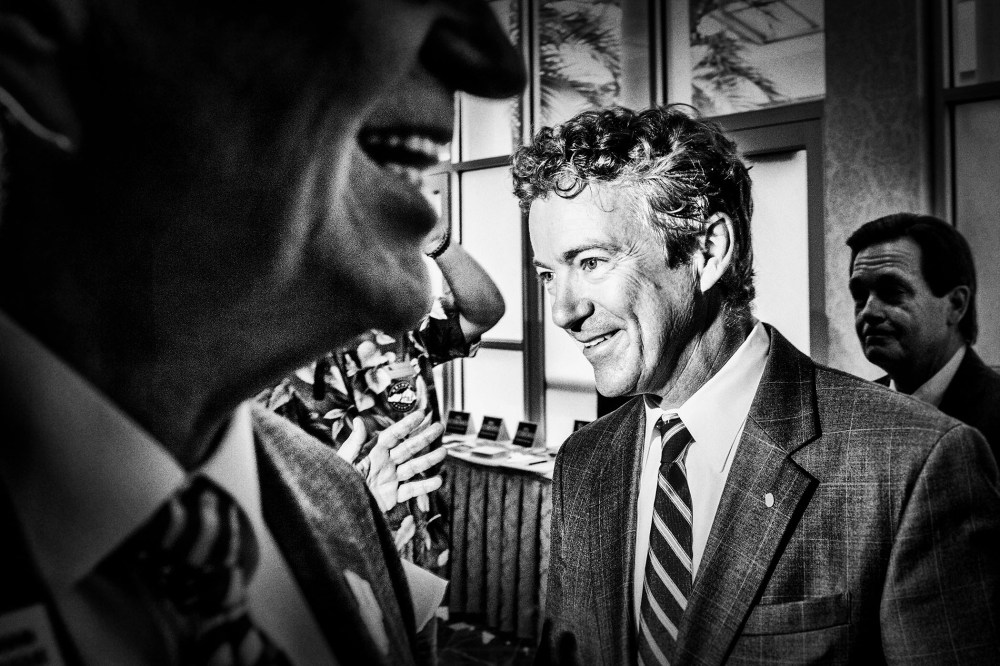 U.S. Senator Rand Paul (R-KY) at a meeting of the 4th Congressional District Republican Party in Covington, KY on July 25, 2014.
