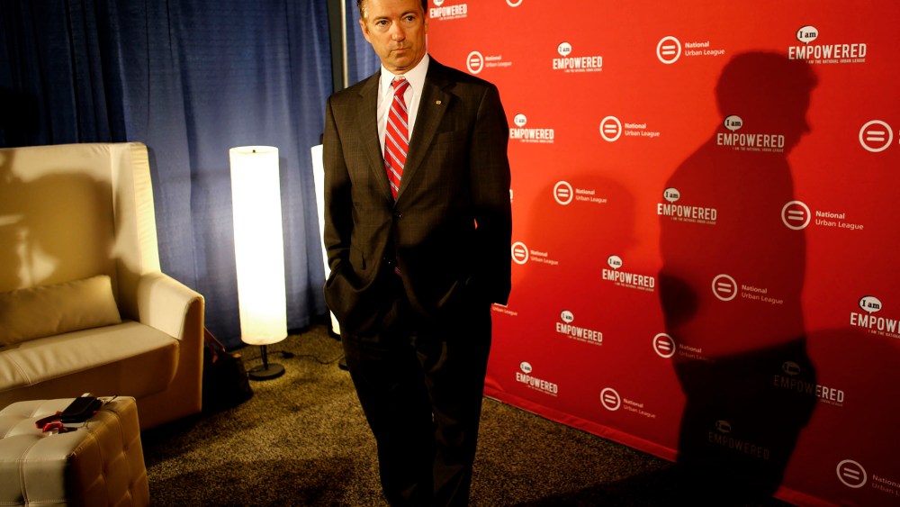U.S. Senator Rand Paul (R-KY) gave a speech at the National Urban League conference in Cincinnati, OH on July 25, 2014.