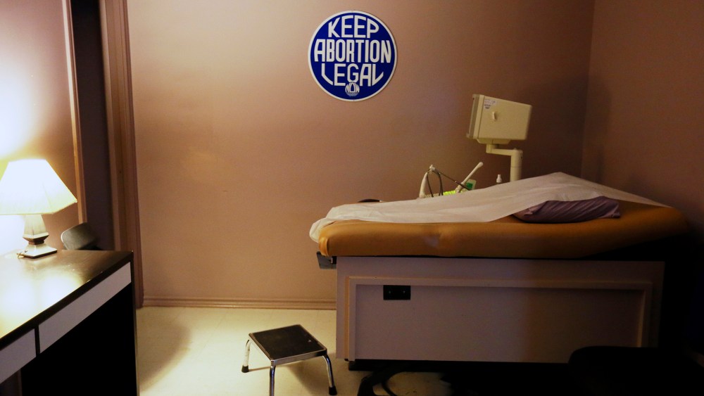 An exam room at the Whole Woman's Health clinic, in McAllen, Texas on March 4, 2014. (Photo by Jennifer Whitney/The New York Times/Redux)