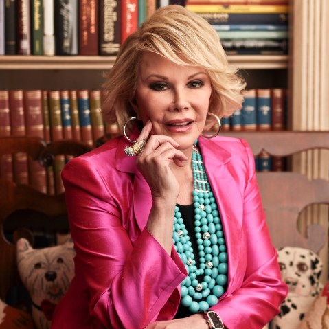 Joan Rivers in New York, March 2, 2010. (Photo by Fred R. Conrad/The New York Times/Redux)