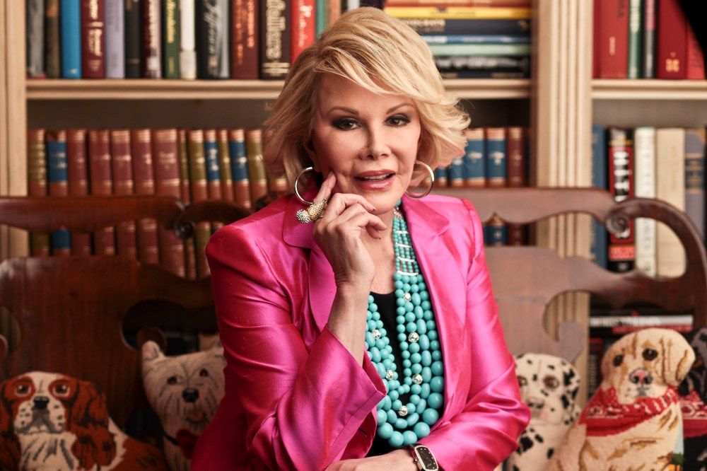 Joan Rivers in New York, March 2, 2010. (Photo by Fred R. Conrad/The New York Times/Redux)
