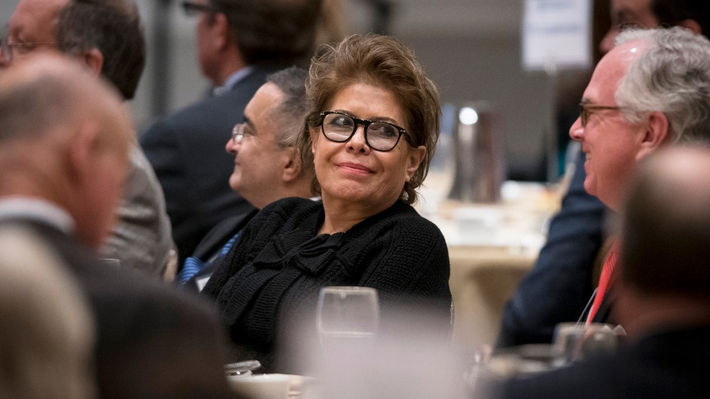 Columba Bush at her husband Jeb Bush's foreign policy speech in Chicago on Feb. 18, 2015. (Photo by Andrew A. Nelles/The New York Times/Redux)