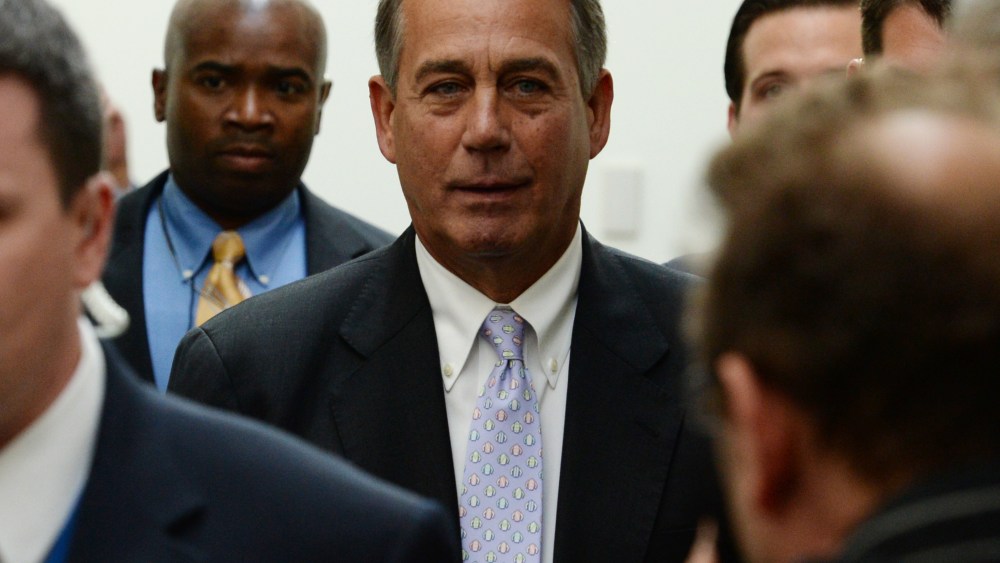 US House Republican meeting- Boehner- 09/28/13