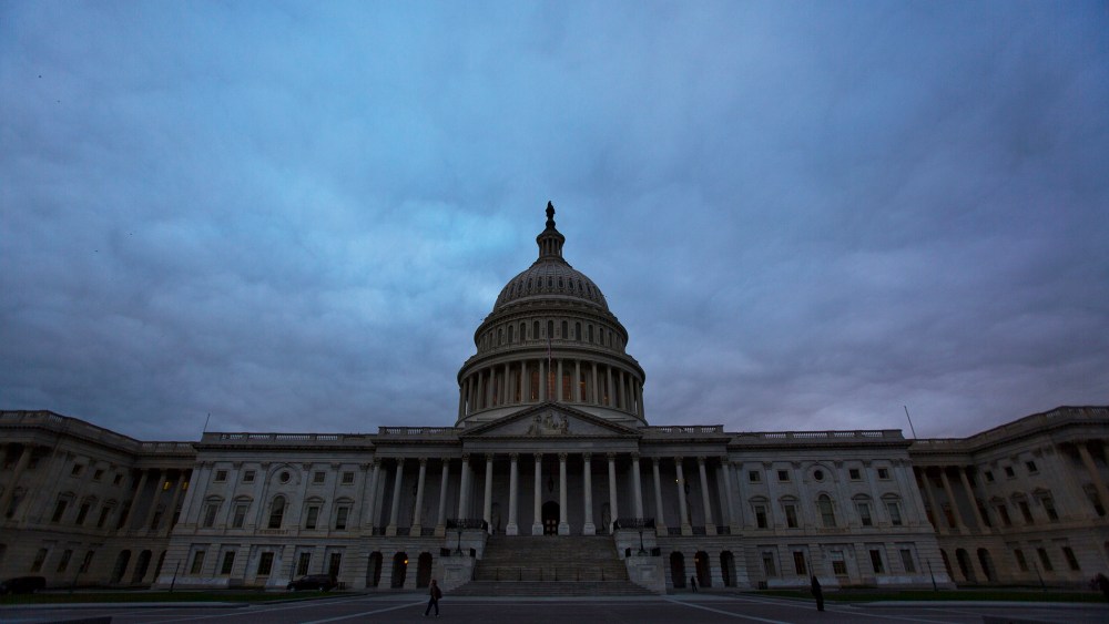 The U.S. Capitol is pictured on Oct. 16, 2013, in Washington, D.C. (Photo by Jim Lo Scalzo/EPA)