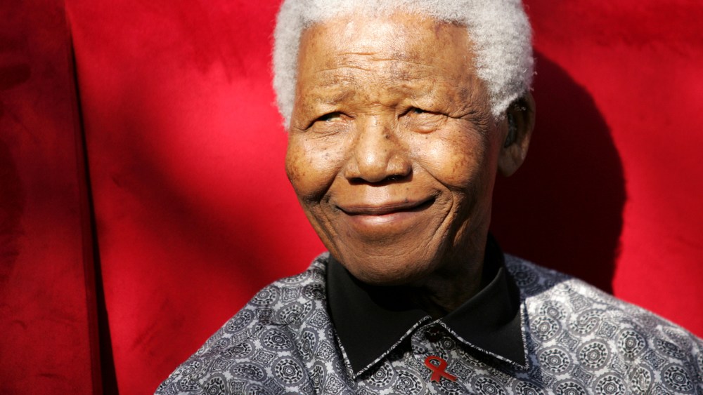 Nobel Peace Prize winner and iconic political prisoner Nelson Mandela on July 20, 2005 during his birthday party at the Nelson Mandela Children's Fund, Johannesburg, South Africa.