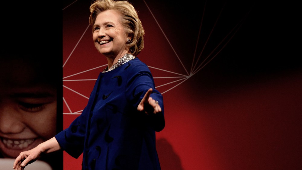 Hillary Clinton, former US Secretary of State, arrives for an event in New York City, New York, USA, April 3,2014.
