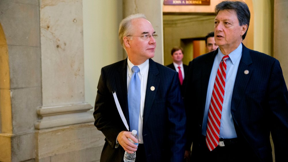 Rep. Lynn Westmoreland, R-Ga., leaves the office of House Speaker John Boehner of Ohio, on Capitol Hill in Washington, Friday, November 15, 2013.