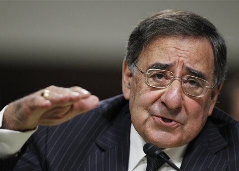 Defense Secretary nominee, CIA Director Leon Panetta, testifies on Capitol Hill in Washington, Thursday, June 9, 2011, before the Senate Armed Service Committee hearing on his nomination.