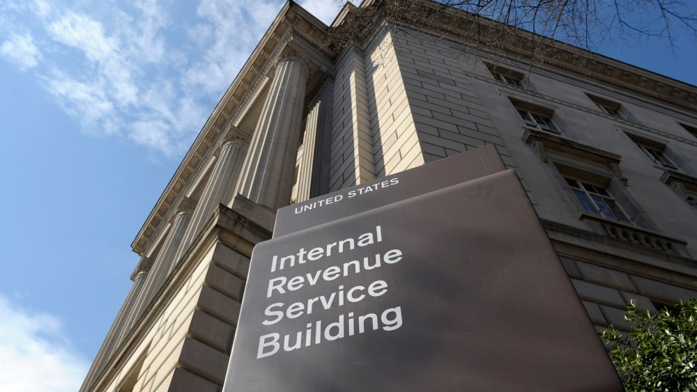 This photo taken March 22, 2013, shows the exterior of the Internal Revenue Service (IRS) building in Washington.