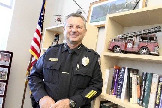 Sanford, Fla. police chief Bill Lee, in a prouder moment.