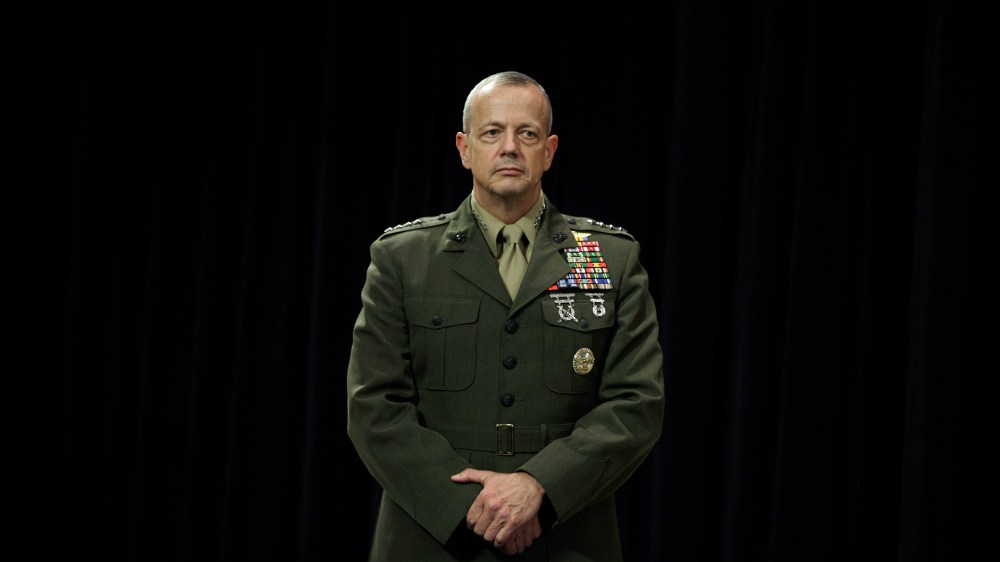 Gen. John Allen, America's top commander in Afghanistan, is the latest 4-star general snagged in the Petraeus scandal.(AP Photo/Virginia Mayo)