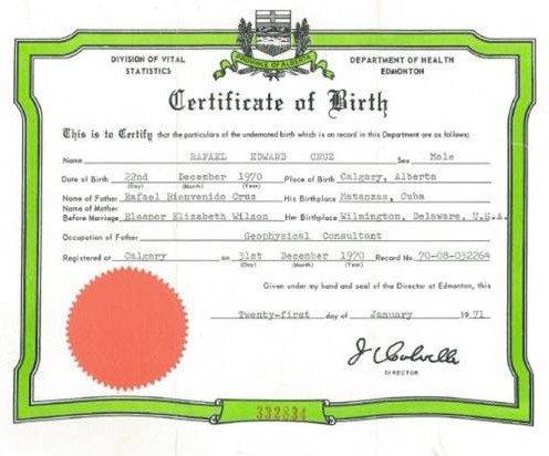 Sen. Ted Cruz: 'Canadian terror baby'   --a birther satire